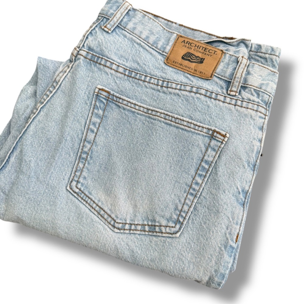 Architect Jean Company Relaxed Fit Jeans Mens 38x32‎ (38x 31) Light Wash